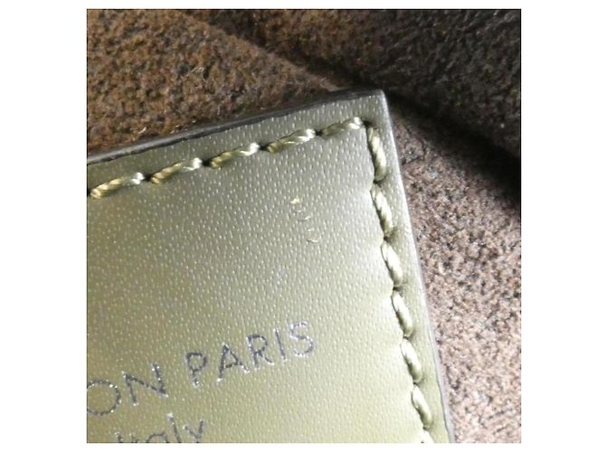 Borsa a tracolla Louis Vuitton Monogram Epi Danube PM Marrone Cachi - vista 9