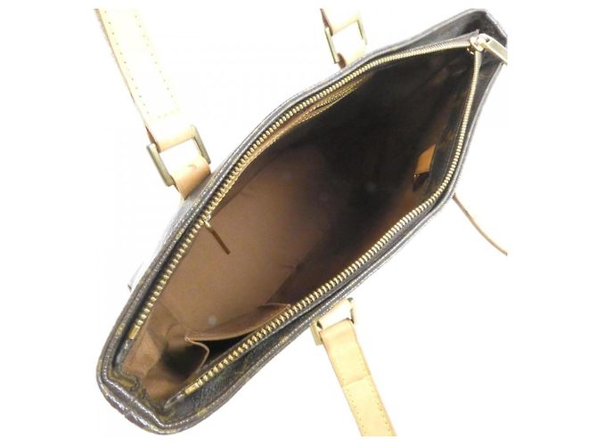 Borsa Louis Vuitton Monogram Cabas Piano Marrone - vista 8