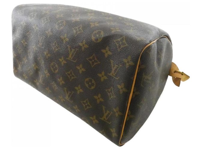 Borsa Boston Louis Vuitton Monogram Speedy 30cm Marrone - vista 2