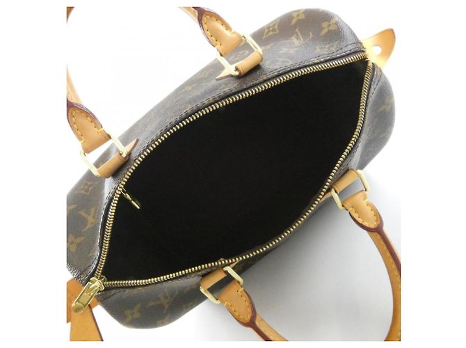 Borsa Boston Louis Vuitton Monogram Speedy 30cm Marrone - vista 7