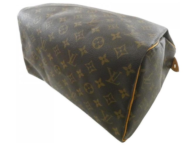 Borsa Boston Louis Vuitton Monogram Speedy Marrone - vista 2