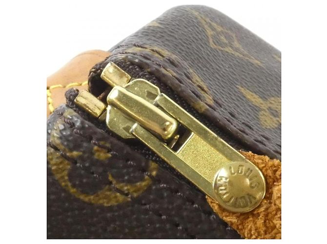 Borsa Boston Louis Vuitton Monogram Speedy 35cm Marrone - vista 4