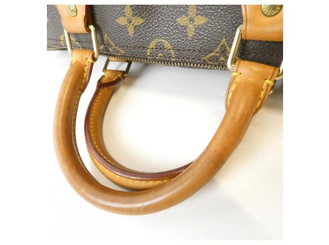 Borsa Boston Louis Vuitton Monogram Speedy 35cm Marrone - vista 6
