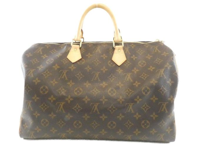 Borsa Boston Louis Vuitton Monogram Speedy Bandoulière Marrone - vista 2