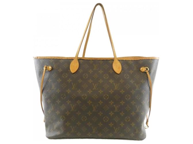 Borsa Louis Vuitton Monogram Neverfull GM Marrone - vista 2