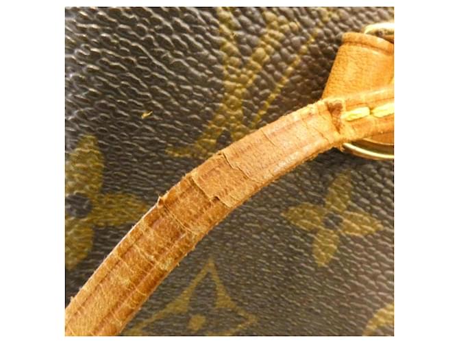 Borsa Louis Vuitton Monogram Neverfull PM Marrone - vista 5