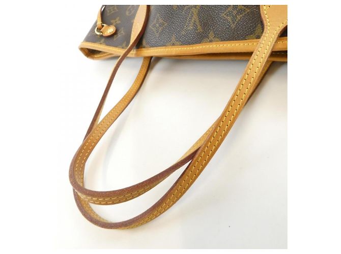 Borsa Louis Vuitton Monogram Neverfull PM Marrone - vista 6