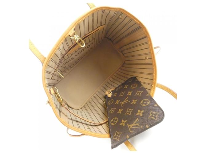 Borsa Louis Vuitton Monogram Neverfull PM Marrone - vista 8