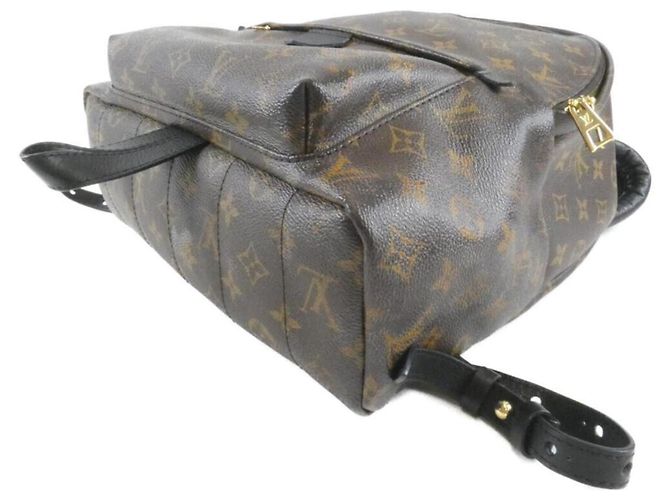 Zaino Louis Vuitton Monogram Palm Springs MM Marrone - vista 3