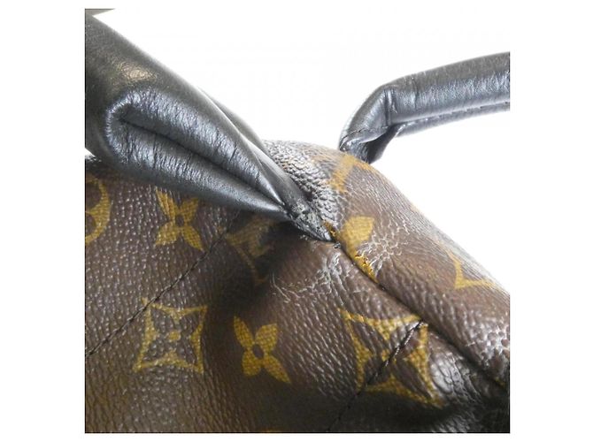 Zaino Louis Vuitton Monogram Palm Springs MM Marrone - vista 8