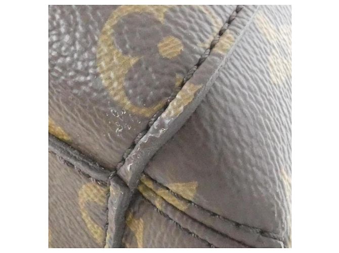 Borsa Louis Vuitton Monogram Montaigne BB Marrone - vista 3