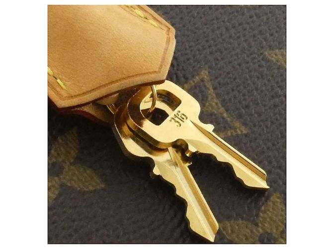 Borsa Louis Vuitton Monogram Montaigne BB Marrone - vista 5