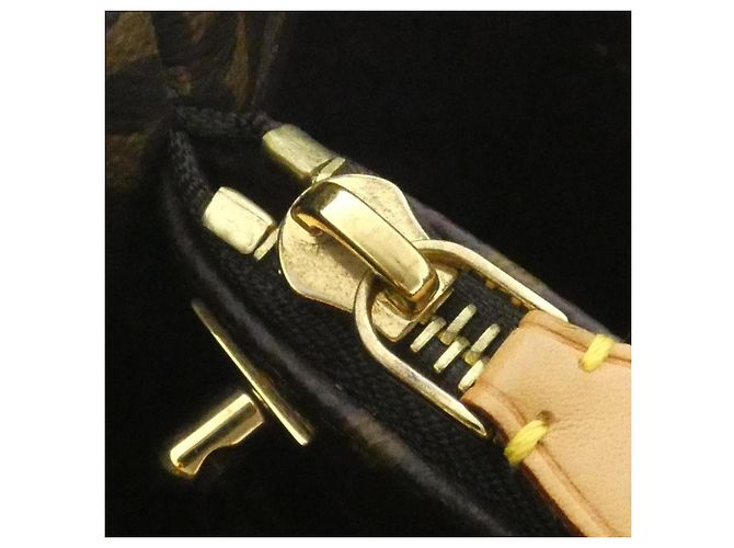 Borsa Louis Vuitton Monogram Montaigne BB Marrone - vista 9