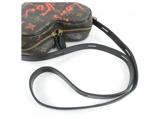 Borsa a tracolla Louis Vuitton Monogram Sac Coeur Marrone - vista 4