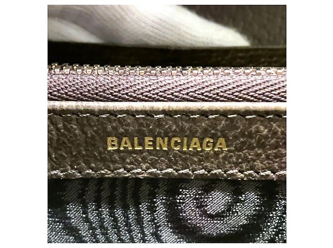 Portafoglio lungo Continental Balenciaga x Gucci Hacker Marrone Beige - vista 4