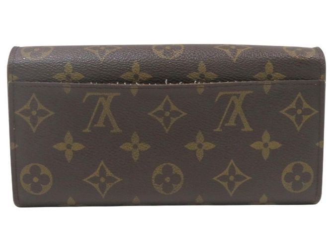 Louis Vuitton Portefeuille Sarah Long Wallet Marrom - vista 2