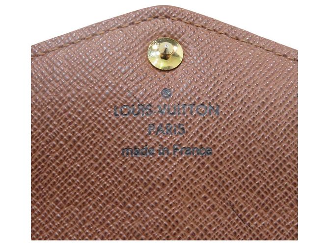 Louis Vuitton Portefeuille Sarah Long Wallet Marrom - vista 4
