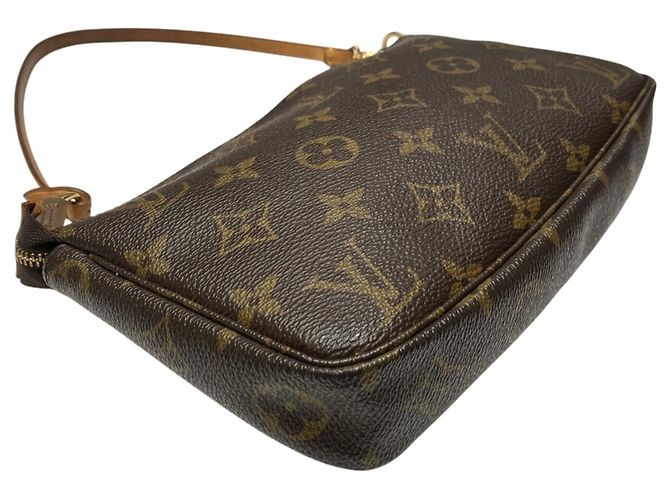 Borsa Louis Vuitton Pochette Accessoires 21 Marrone - vista 6