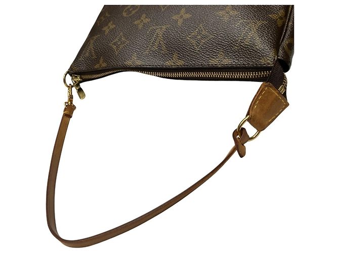 Borsa Louis Vuitton Pochette Accessoires 21 Marrone - vista 7