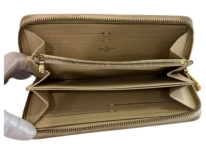 Cartera larga Louis Vuitton Damier Azur Blanco - vista 3