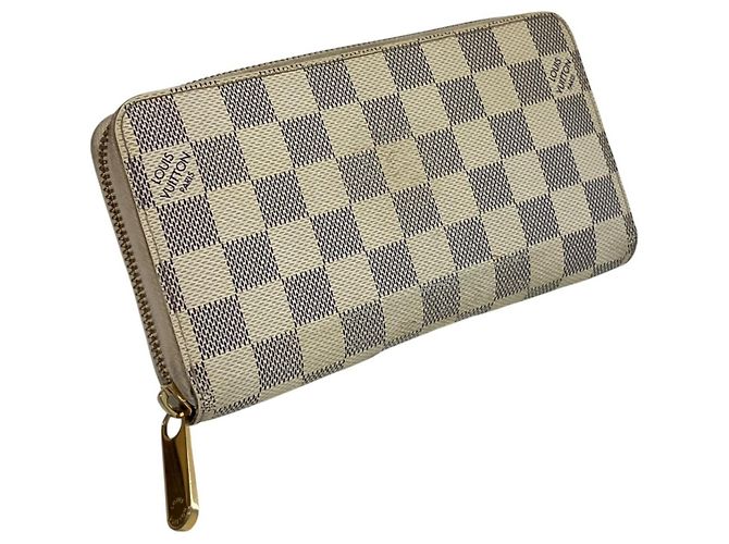 Cartera larga Louis Vuitton Damier Azur Blanco - vista 7
