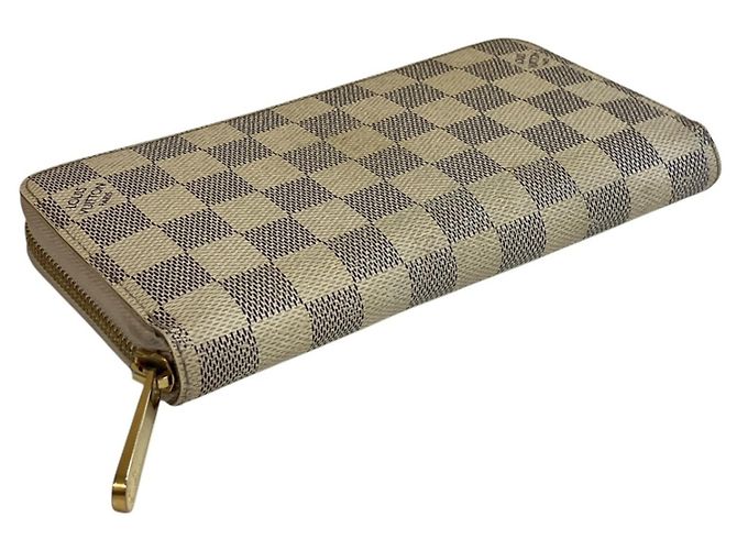 Cartera larga Louis Vuitton Damier Azur Blanco - vista 8