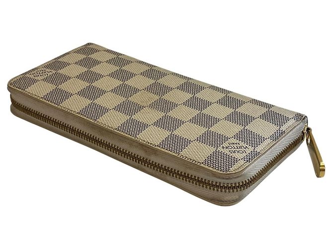 Cartera larga Louis Vuitton Damier Azur Blanco - vista 9