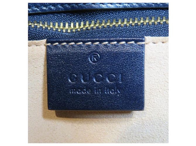 Bolsa de Ombro Gucci Horsebit 1955 Azul marinho - vista 4