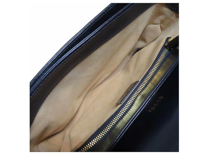 Bolsa de Ombro Gucci Horsebit 1955 Azul marinho - vista 6