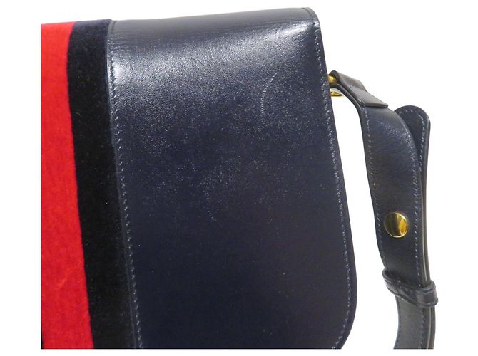 Bolsa de Ombro Gucci Horsebit 1955 Azul marinho - vista 9
