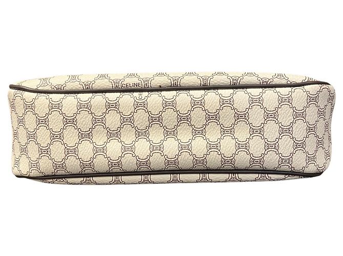 Céline Celine Macadam Handtasche aus Leder Braun - Ansicht 3