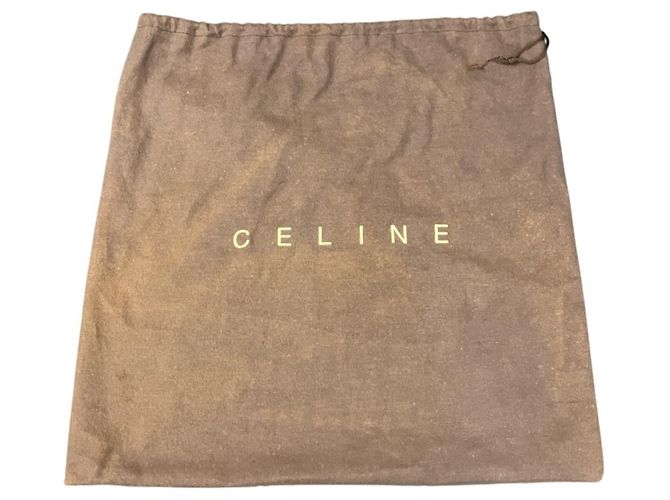 Céline Celine Macadam Handtasche aus Leder Braun - Ansicht 5