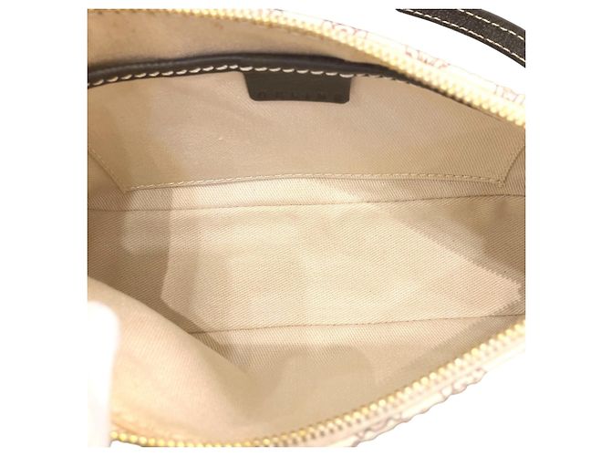 Céline Celine Macadam Handtasche aus Leder Braun - Ansicht 6