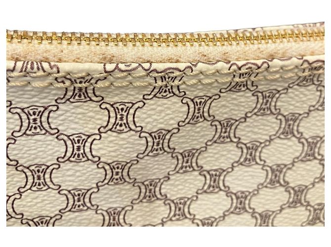 Céline Celine Macadam Handtasche aus Leder Braun - Ansicht 7