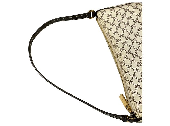 Céline Celine Macadam Handtasche aus Leder Braun - Ansicht 9