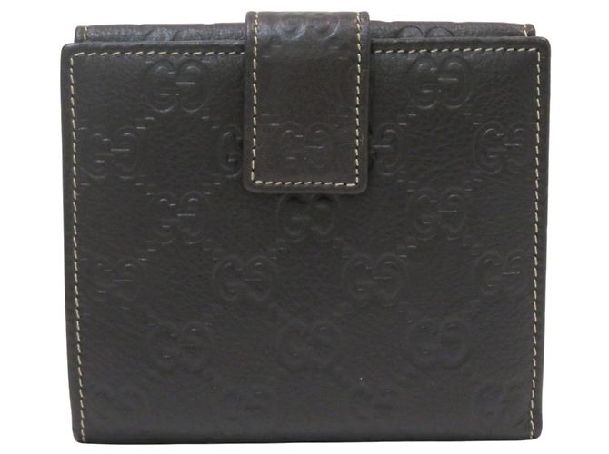 Gucci Guccissima Leder Geldbörse Bi-fold Schwarz - Ansicht 2