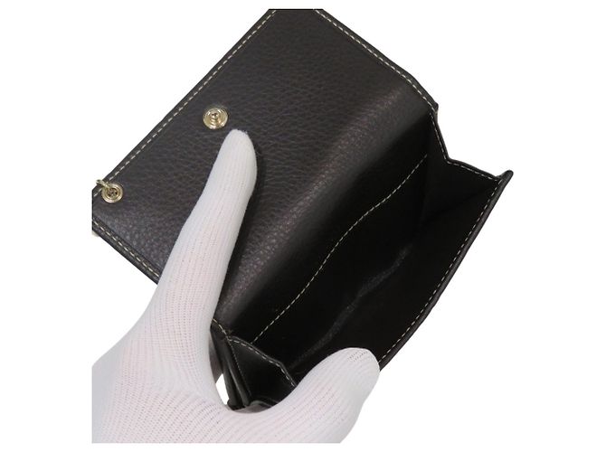 Gucci Guccissima Leder Geldbörse Bi-fold Schwarz - Ansicht 6