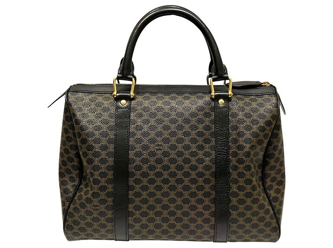 Céline Borsa Celine Macadam Marrone Nero - vista 2