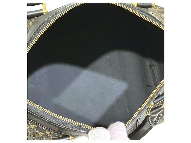 Céline Borsa Celine Macadam Marrone Nero - vista 5