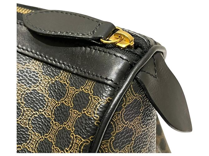 Céline Borsa Celine Macadam Marrone Nero - vista 7