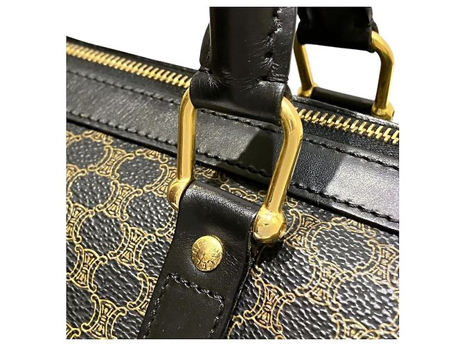 Céline Borsa Celine Macadam Marrone Nero - vista 8