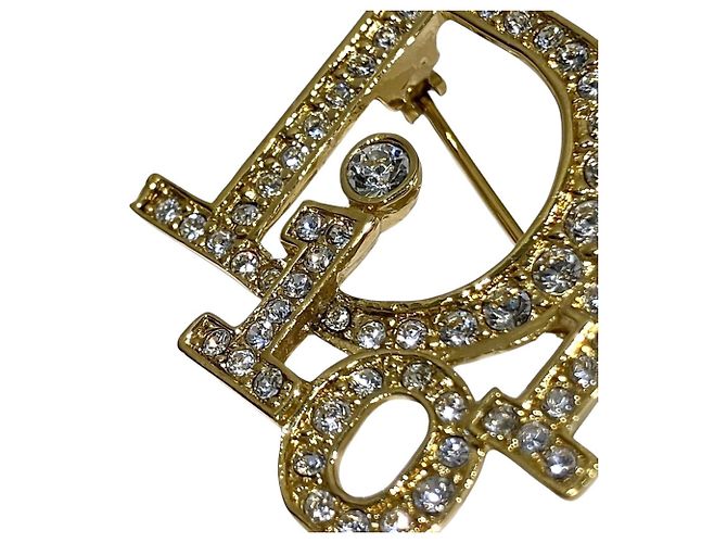 Spilla Christian Dior con strass - vista 5