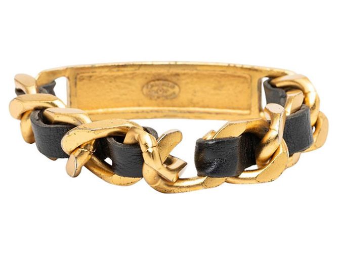 Timeless Bracciale con ciondoli vintage Chanel Nero D'oro - vista 3