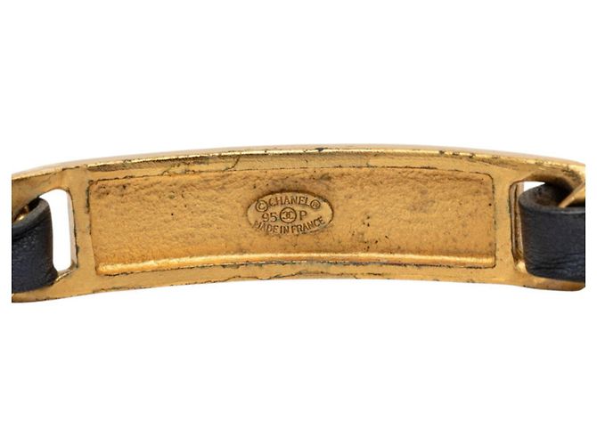 Timeless Bracciale con ciondoli vintage Chanel Nero D'oro - vista 5