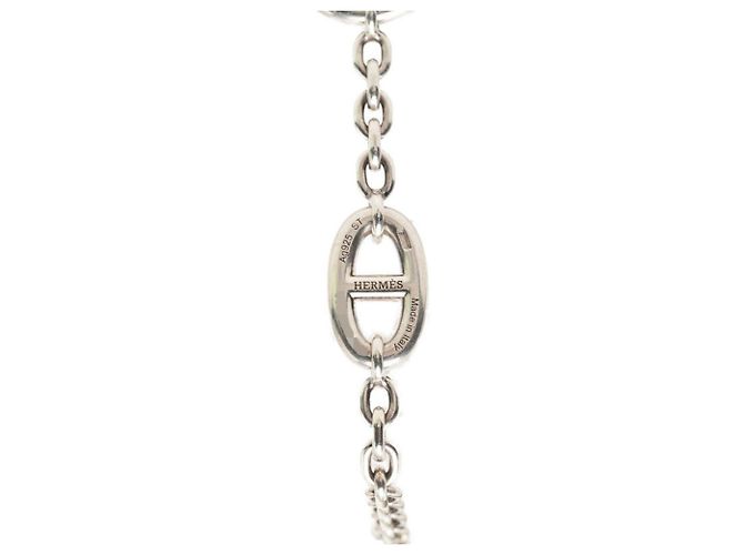Hermès Bracciale Charm T-bar Hermes Chaine d'Ancre Farandole Argento - vista 5