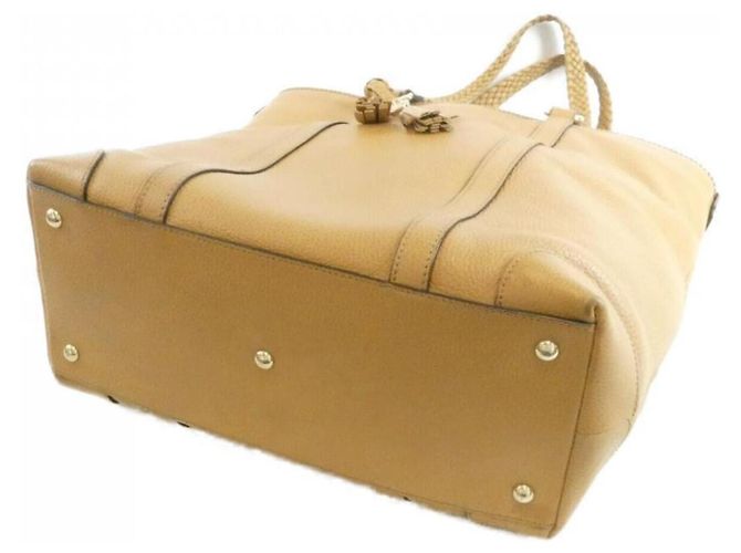 Borsa Gucci 336660 in pelle beige - vista 2