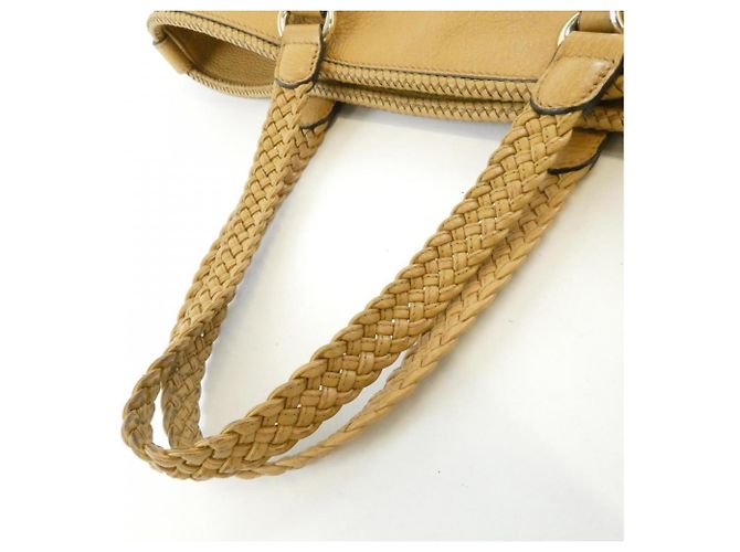 Borsa Gucci 336660 in pelle beige - vista 6