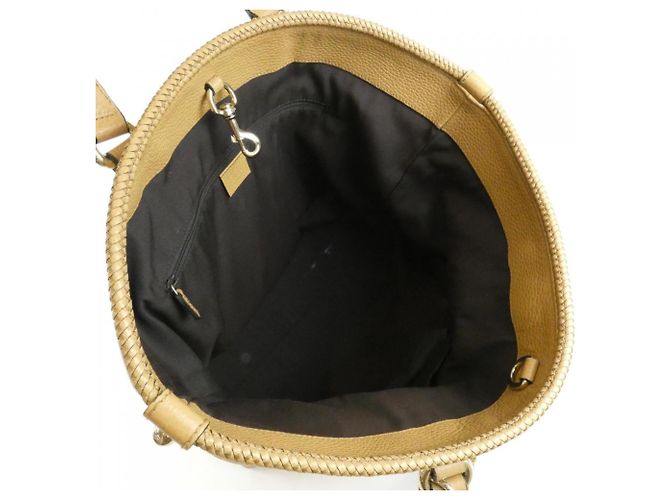 Borsa Gucci 336660 in pelle beige - vista 8