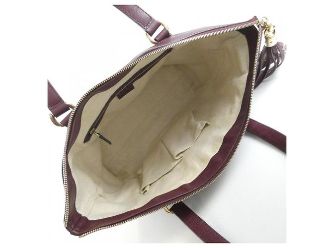 Borsa Gucci 282307 A7M0G Bordò - vista 6