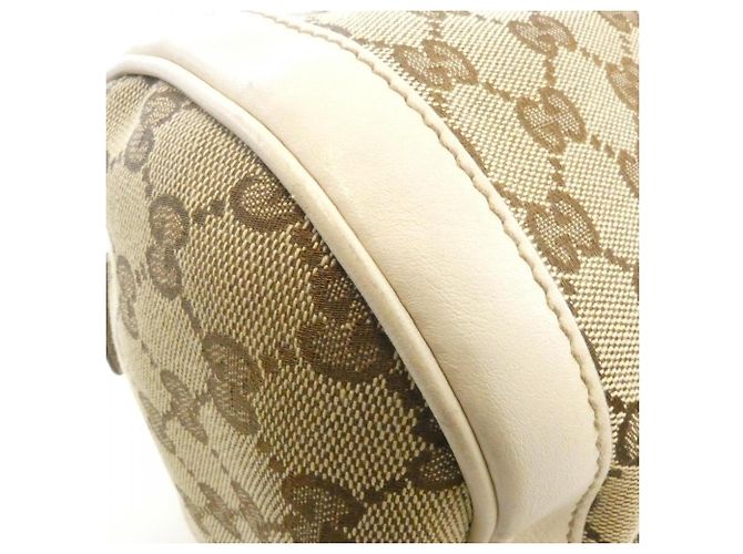 Borsa Gucci GG Canvas Bianco Beige - vista 3